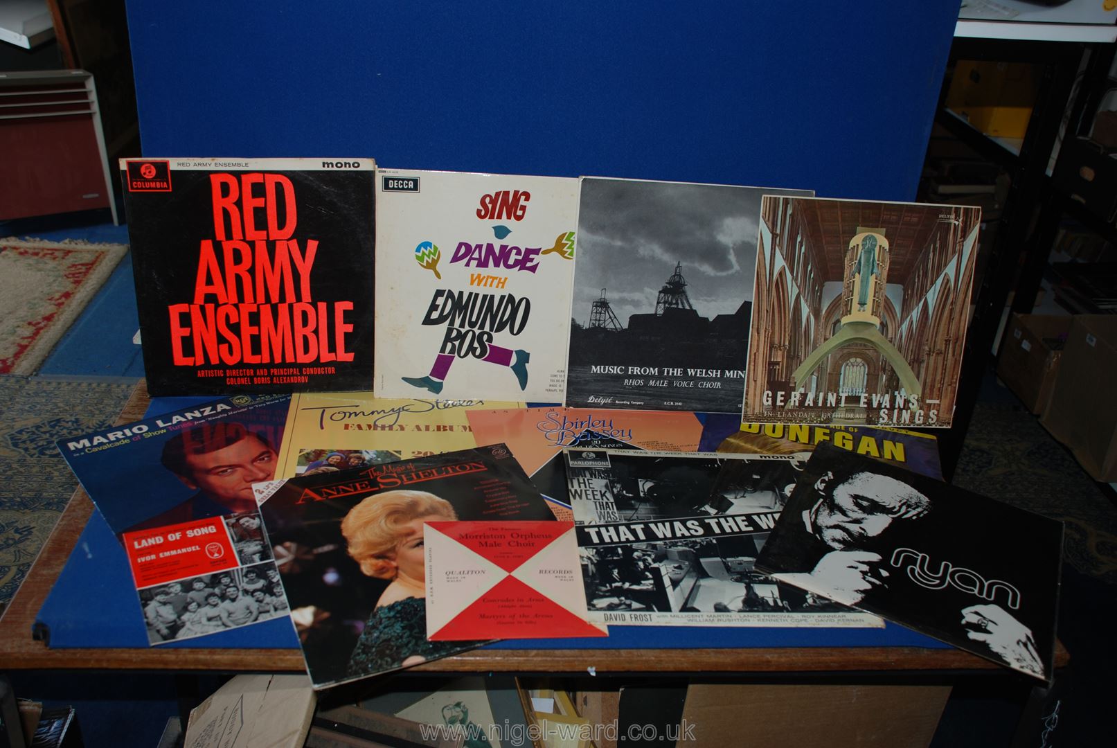 A teak cabinet of LP's inc James Last, Classics, popular music, - Image 8 of 8