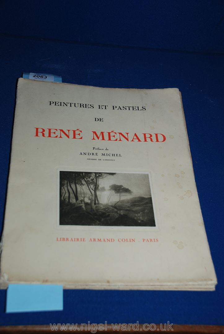 'Peintures et Pastels de René Ménard' (1862 -1930) A Bound Volume of the Artist's Works Published