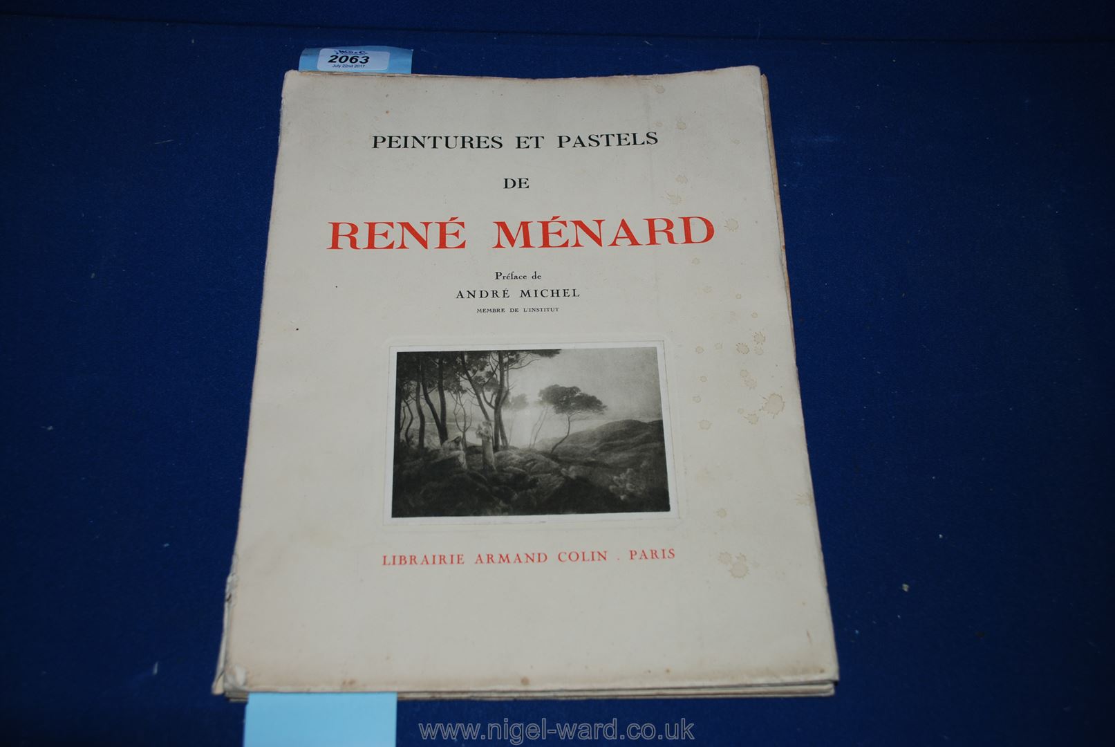 'Peintures et Pastels de René Ménard' (1862 -1930) A Bound Volume of the Artist's Works Published - Image 2 of 2