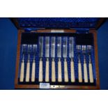 A six place Cutlery set in presentation box.