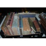 A box of books inc magazine of art volumes, pall mall volumes,