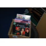 a box of three CD boxed set inc mega country, Ella Fitzgerald, Kenny Rogers,