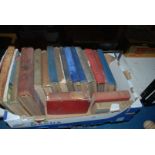 A box of books inc bound volumes, boys own annual 1899, chatterbox,