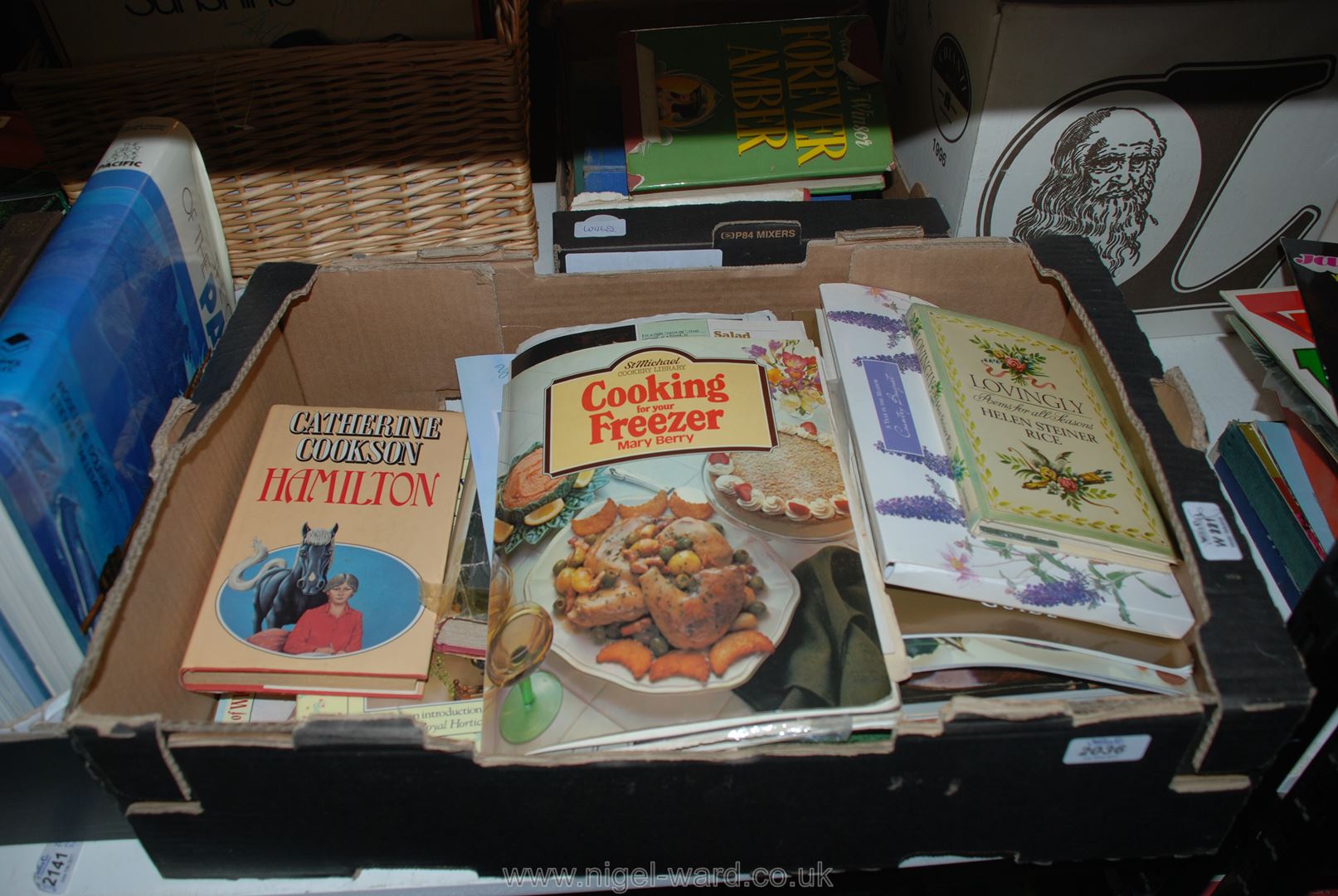 A box of books inc poems for all seasons, Catherine Cookson,