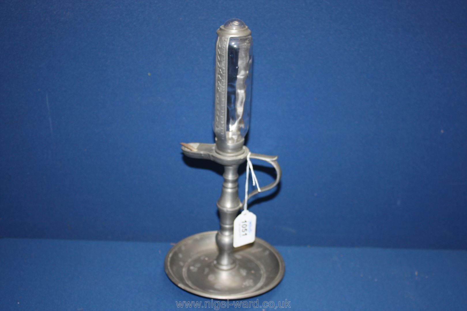 A Pewter Lamp