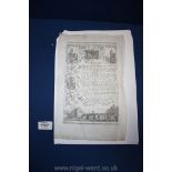 An 1880 printed Silk Advertisement for Master George Watmough Webster (Artist) of Chester who 'has