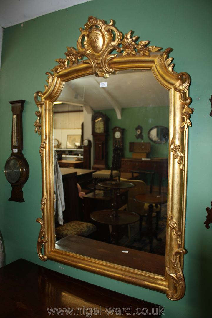 A pretty giltwood framed Mirror,