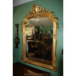 A pretty giltwood framed Mirror,