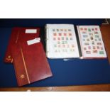 Two stamp albums with mixed world Stamps and two stock books