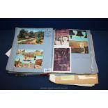 A quantity of 1960's Postcards including holy sites, world, home, etc.