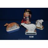 A quantity of china including Wedgwood 'Noahs Ark Collection' Polar Bear and Hare,