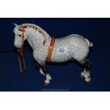 A Beswick matt Percheron horse nos 2464.