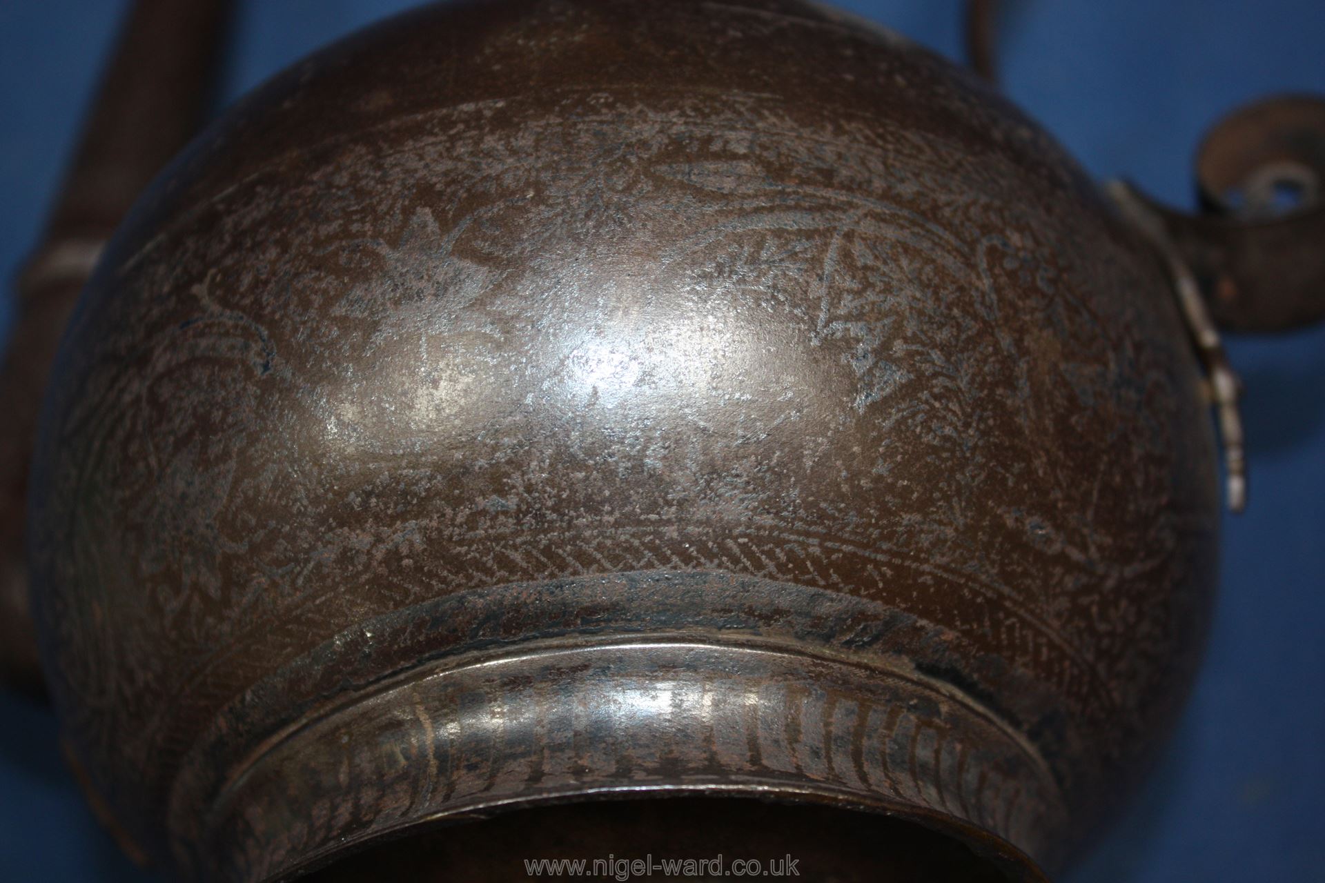 An interesting and speculative Indo-Persian Ewer, Bidar or possibly Persian early Qajar, - Image 8 of 9