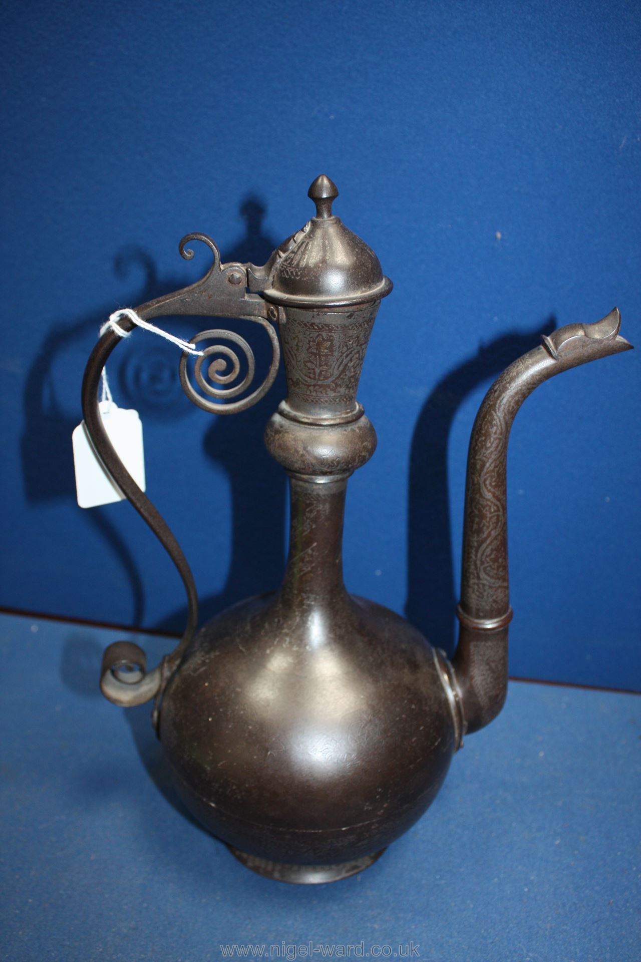 An interesting and speculative Indo-Persian Ewer, Bidar or possibly Persian early Qajar, - Image 5 of 9