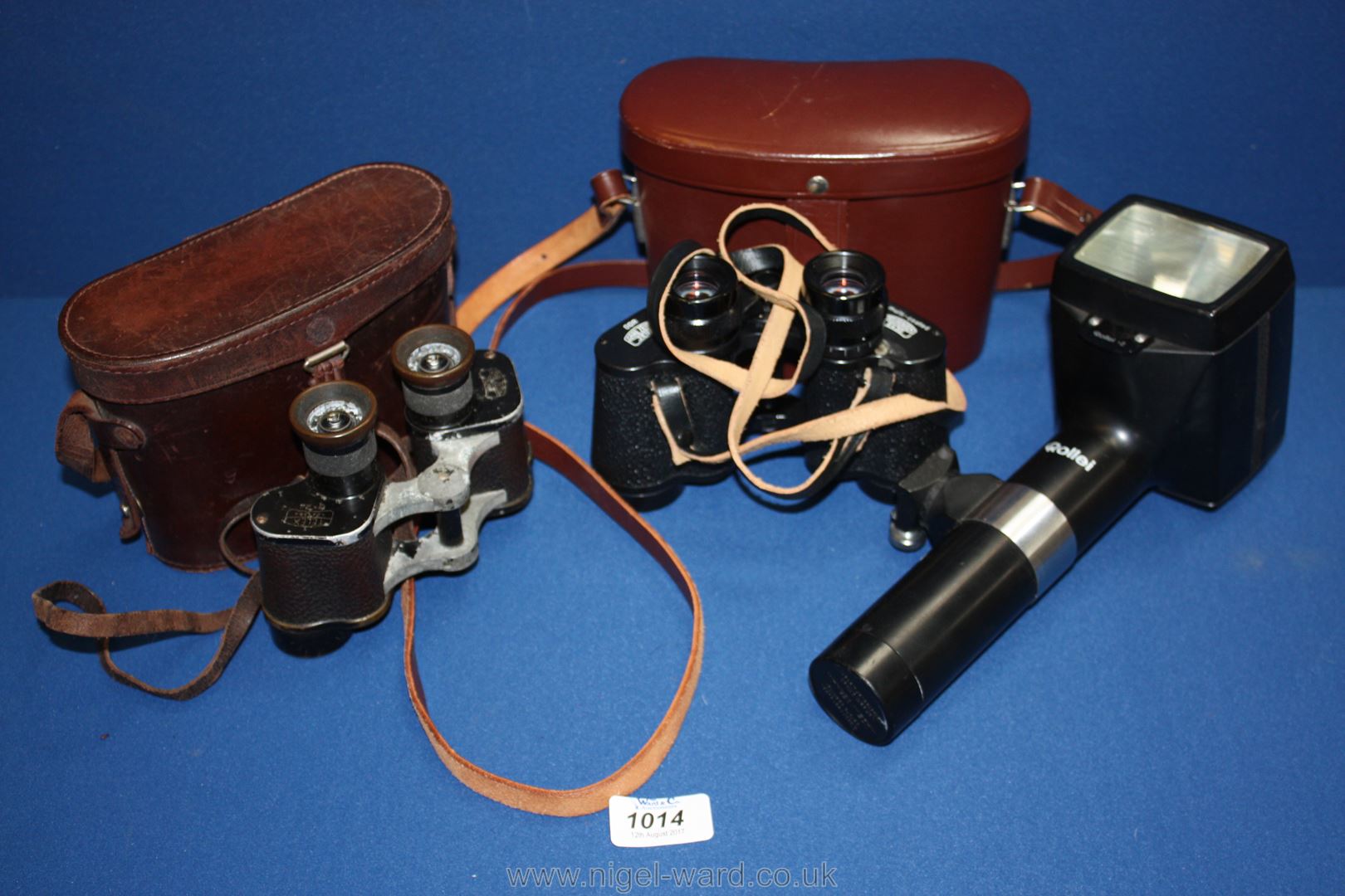 A pair of Carl Zeiss Deltrintem 8 x 30 multi-coated Binoculars with case,