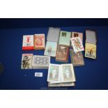 A box of vintage Playing Cards including Little Jack Horner Snap Cards, Thomas de la Rue,