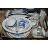 A quantity of china including Alfred Meakin 'Devonshire Road' salad plates,