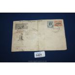 A tin can Canoe Mail Envelope,