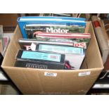 A box of books: Sports Cars,