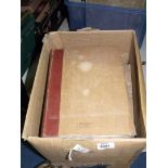 A box of books: volumes of Bryan's Dictionary of Painters and Engravers