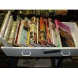 A drawer of books: Cookery, Indian Cookery,