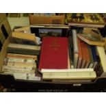 A box of books: The Arts,