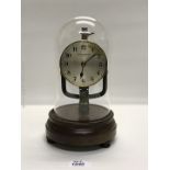 A rare French Bulle ''Clockette'', electro-magnetic Mantle Clock, silver rated dial,