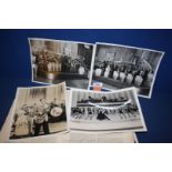 A Scrapbook of interesting stills from the 1940's/50's of Jazz bands with many autographs,