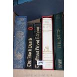 A box of presentation books incl The Great Fire of London, Arabian Knights,