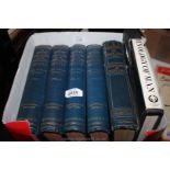 A box of Volumes of a short history of the English people