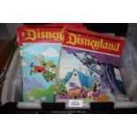 A crate of Disneyland comics