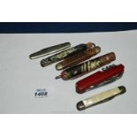Six assorted Penknives