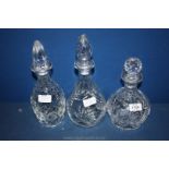 Three Decanters,