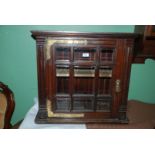 A late Victorian Oak Wall Cabinet,