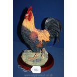 A Border Fine Arts brown Cockerel by Russell Willis,