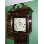 A Georgian Oak Longcase Clock by William Hartell,