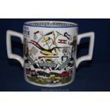 A Burleigh Ironstone Staffordshire 'God Speed the Plough' Loving Cup