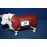 A Beswick Hereford Bull.