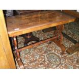 A late Victorian inlaid top Walnut Occasional Table with burr panel and floral inlaid border,