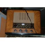 A wooden cased Ferranti Radio