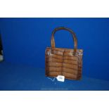 A vintage Alligator skin Handbag