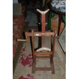 A wooden Wool Winder