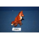 A Beswick sitting Fox,