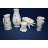 A quantity of Aynsley 'Edwardian Kitchen Garden' china