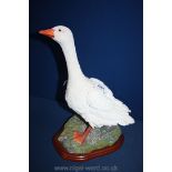 A Border Fine Arts Goose by Russell Willis,