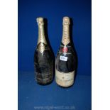 Two vintage Magnums of Champagne including Moet & Chandon and The Wine Society