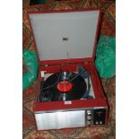 A HMV Portable Record Player