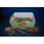 A quantity of drawing Instruments, rulers, various coloured drawing inks by Pelican,