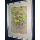A large framed and mounted Print entitled 'Achillia' by Arthur E.