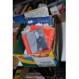 A box of books incl Royalty, The Royal Family,
